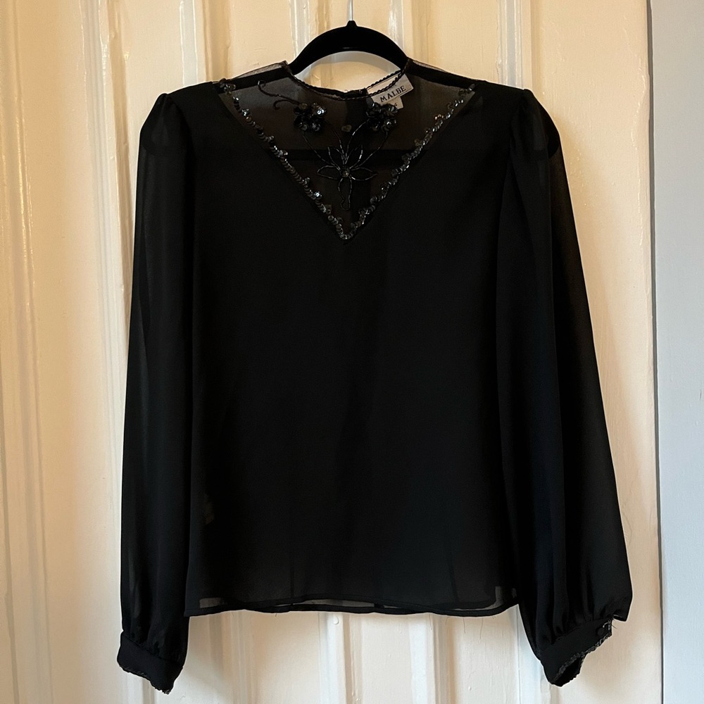 Vintage black blouse